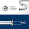 Everflow S-Trap with Flange for Tubular Drain Applications, 17GA Chrome Plated Brass 1-1/4" 12915 - alternate 6